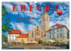 Cover Erfurt - meine Stadt mit viel Herz (Wandkalender 2026 DIN A3 quer), CALVENDO Monatskalender