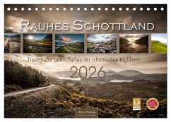 Cover Rauhes Schottland (Tischkalender 2026 DIN A5 quer), CALVENDO Monatskalender