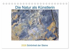 Die Natur als Künstlerin - Schönheit der Steine (Tischkalender 2026 DIN A5 quer), CALVENDO Monatskalender Die Natur als Künstlerin - Schönheit der Steine (Tischkalender 2026 DIN A5 quer), CALVENDO Monatskalender