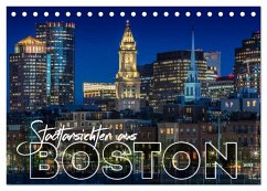 Cover Stadtansichten aus Boston (Tischkalender 2026 DIN A5 quer), CALVENDO Monatskalender