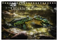 Glückliche Frösche (Tischkalender 2026 DIN A5 quer), CALVENDO Monatskalender Glückliche Frösche (Tischkalender 2026 DIN A5 quer), CALVENDO Monatskalender
