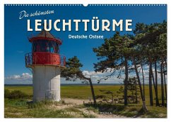 Die schönsten Leuchttürme - Deutsche Ostsee (Wandkalender 2026 DIN A2 quer), CALVENDO Monatskalender