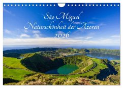 Cover São Miguel - Naturschönheit der Azoren (Wandkalender 2026 DIN A4 quer), CALVENDO Monatskalender