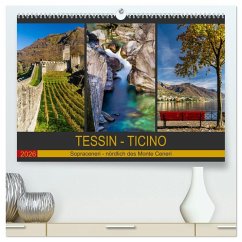 Tessin - Ticino (hochwertiger Premium Wandkalender 2026 DIN A2 quer), Kunstdruck in Hochglanz Tessin - Ticino (hochwertiger Premium Wandkalender 2026 DIN A2 quer), Kunstdruck in Hochglanz
