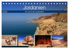 Jordanien - Ein Land der Superlative (Tischkalender 2026 DIN A5 quer), CALVENDO Monatskalender Jordanien - Ein Land der Superlative (Tischkalender 2026 DIN A5 quer), CALVENDO Monatskalender