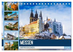 Meißen Impressionen (Tischkalender 2026 DIN A5 quer), CALVENDO Monatskalender
