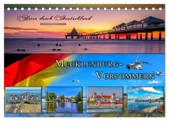 Reise durch Deutschland - Mecklenburg-Vorpommern (Tischkalender 2026 DIN A5 quer), CALVENDO Monatskalender