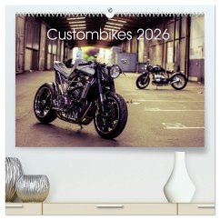 Custombikes 2026 (hochwertiger Premium Wandkalender 2026 DIN A2 quer), Kunstdruck in Hochglanz