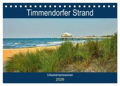 Timmendorfer Strand - Urlaubsimpressionen (Tischkalender 2026 DIN A5 quer), CALVENDO Monatskalender
