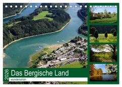 Das Bergische Land - wunderschön (Tischkalender 2026 DIN A5 quer), CALVENDO Monatskalender