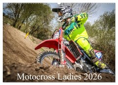 Cover Motocross Ladies 2026 (Wandkalender 2026 DIN A2 quer), CALVENDO Monatskalender