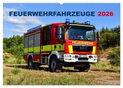Cover Feuerwehrfahrzeuge (Wandkalender 2026 DIN A2 quer), CALVENDO Monatskalender
