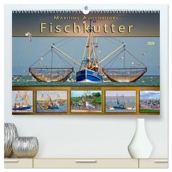 Cover Maritime Augenblicke - Fischkutter (hochwertiger Premium Wandkalender 2026 DIN A2 quer), Kunstdruck in Hochglanz