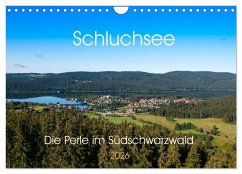 Cover Schluchsee Naturpark Südschwarzwald (Wandkalender 2026 DIN A4 quer), CALVENDO Monatskalender