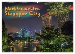 Nachtansichten Singapur City (Wandkalender 2026 DIN A2 quer), CALVENDO Monatskalender