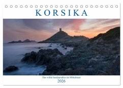 Cover Korsika, das wilde Inselparadies im Mittelmeer (Tischkalender 2026 DIN A5 quer), CALVENDO Monatskalender
