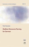 Shallow Discourse Parsing for German Shallow Discourse Parsing for German