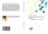 Analyses Chimiques & Physico-chimiques Analyses Chimiques & Physico-chimiques