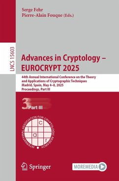 Cover Advances in Cryptology - EUROCRYPT 2025 (eBook, PDF)