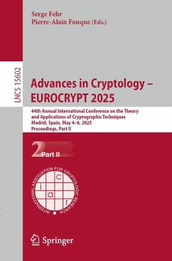 Cover Advances in Cryptology - EUROCRYPT 2025 (eBook, PDF)