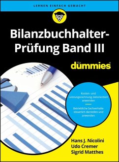 Cover Bilanzbuchhalter-Prüfung Band III für Dummies (eBook, ePUB)