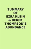 Summary of Ezra Klein & Derek Thompson's Abundance (eBook, ePUB)