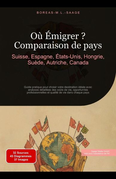 Où Émigrer ? Comparaison de pays : Suisse, Espagne, États-Unis, Hongrie, Suède, Autriche, Canada (eBook, ePUB)