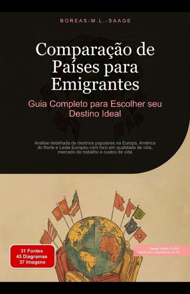 Comparação de Países para Emigrantes: Guia Completo para Escolher seu Destino Ideal (eBook, ePUB) Comparação de Países para Emigrantes: Guia Completo para Escolher seu Destino Ideal (eBook, ePUB)