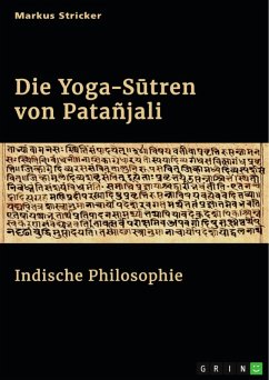 Cover Die Yoga-Sutren von Patañjali. Indische Philosophie (eBook, PDF)