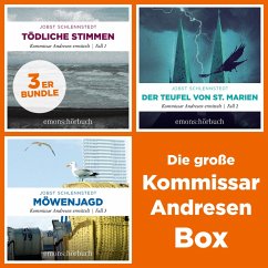 Die große Kommissar Andresen Box - Tödliche Stimmen, Der Teufel von St. Marien, Möwenjagd - Kommissar Andresen (MP3-Download) - Schlennstedt, Jobst