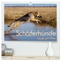 Cover Schäferhunde - Freunde auf 4 Pfoten (hochwertiger Premium Wandkalender 2026 DIN A2 quer), Kunstdruck in Hochglanz