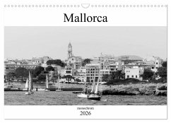 Cover Mallorca monochrom (Wandkalender 2026 DIN A3 quer), CALVENDO Monatskalender