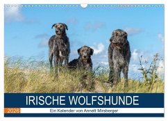 Irische Wolfshunde (Wandkalender 2026 DIN A3 quer), CALVENDO Monatskalender