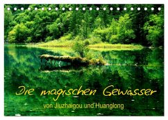 Die magischen Gewässer von Jiuzhaigou und Huanglong (Tischkalender 2026 DIN A5 quer), CALVENDO Monatskalender