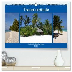 Traumstrände rund um den Indischen Ozean (hochwertiger Premium Wandkalender 2026 DIN A2 quer), Kunstdruck in Hochglanz