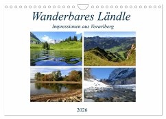 Wanderbares Ländle - Impressionen aus Vorarlberg (Wandkalender 2026 DIN A4 quer), CALVENDO Monatskalender Wanderbares Ländle - Impressionen aus Vorarlberg (Wandkalender 2026 DIN A4 quer), CALVENDO Monatskalender