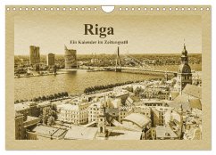Riga - Ein Kalender im Zeitungsstil (Wandkalender 2026 DIN A4 quer), CALVENDO Monatskalender