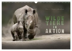Cover WILDE TIERE IN AKTION (Wandkalender 2026 DIN A3 quer), CALVENDO Monatskalender