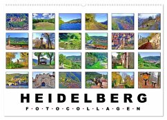 Cover Heidelberg Fotocollagen (Wandkalender 2026 DIN A2 quer), CALVENDO Monatskalender
