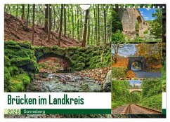 Cover Brücken des Landkreises Sonneberg (Wandkalender 2026 DIN A4 quer), CALVENDO Monatskalender