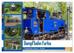 Dampfbahn Furka 2026 (Wandkalender 2026 DIN A3 quer), CALVENDO Monatskalender Dampfbahn Furka 2026 (Wandkalender 2026 DIN A3 quer), CALVENDO Monatskalender