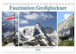 Cover Faszination Großglockner - Aussichten an der Großglockner Hochalpenstraße (Tischkalender 2026 DIN A5 quer), CALVENDO Monatskalender