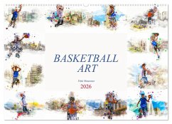 Basketball Art (Wandkalender 2026 DIN A2 quer), CALVENDO Monatskalender