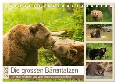 Cover Die grossen Bärentatzen (Tischkalender 2026 DIN A5 quer), CALVENDO Monatskalender