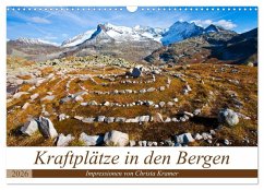 Cover Kraftplätze in den Bergen (Wandkalender 2026 DIN A3 quer), CALVENDO Monatskalender