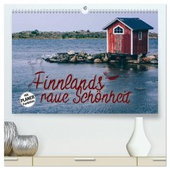 Finnlands raue Schönheit (hochwertiger Premium Wandkalender 2026 DIN A2 quer), Kunstdruck in Hochglanz