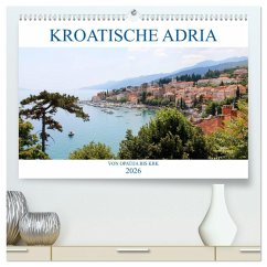 Cover Kroatische Adria - Von Opatija bis Krk (hochwertiger Premium Wandkalender 2026 DIN A2 quer), Kunstdruck in Hochglanz
