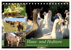 Haus- und Hoftiere (Tischkalender 2026 DIN A5 quer), CALVENDO Monatskalender
