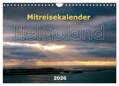 Cover Mitreisekalender 2026 Helgoland (Wandkalender 2026 DIN A4 quer), CALVENDO Monatskalender