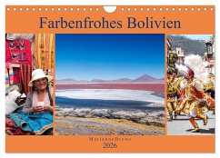 Cover Farbenfrohes Bolivien (Wandkalender 2026 DIN A4 quer), CALVENDO Monatskalender